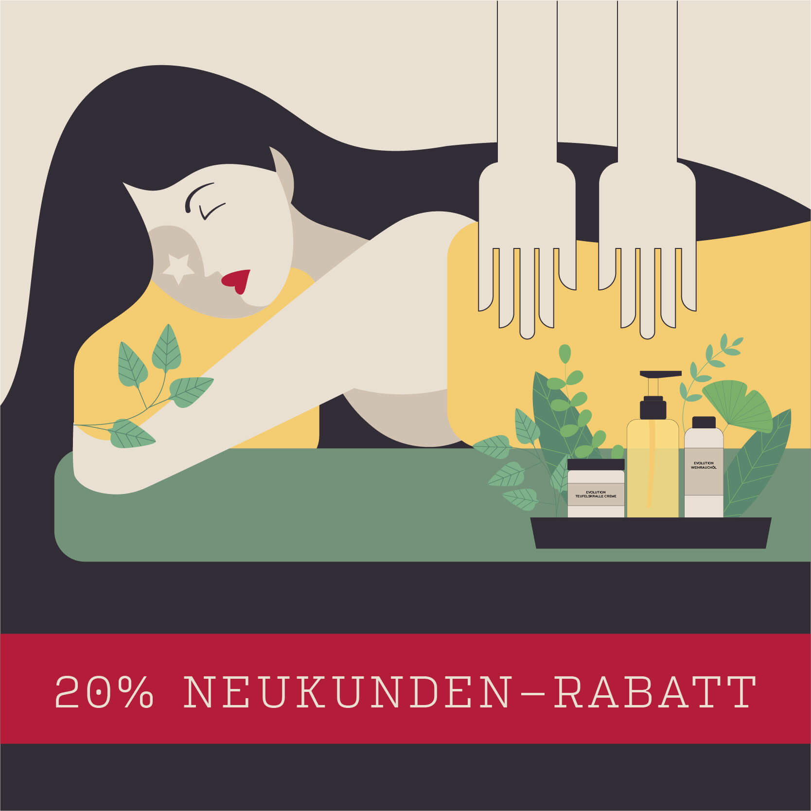 Geschenkaktion für neue Massagekunden